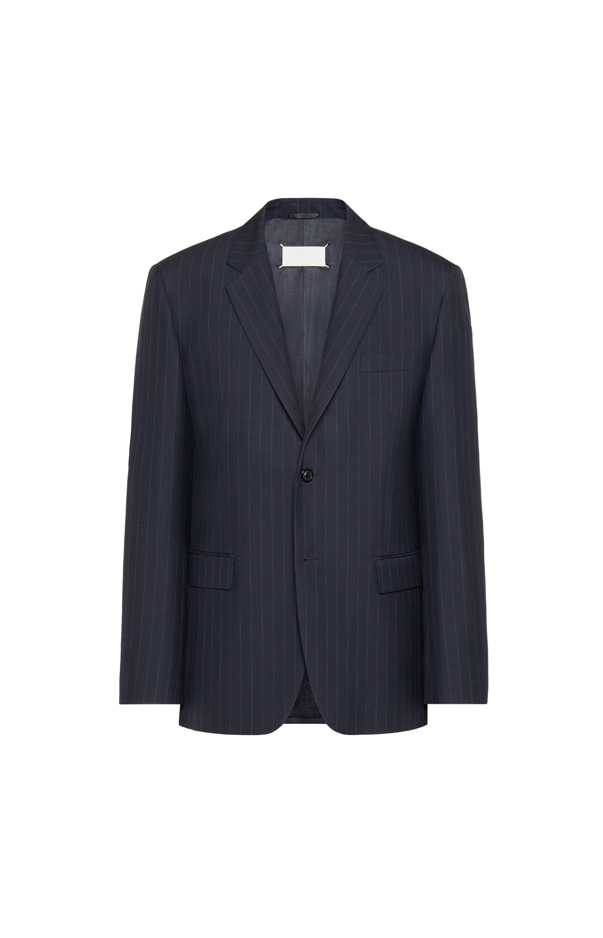 Pinstripe Wool Blazer