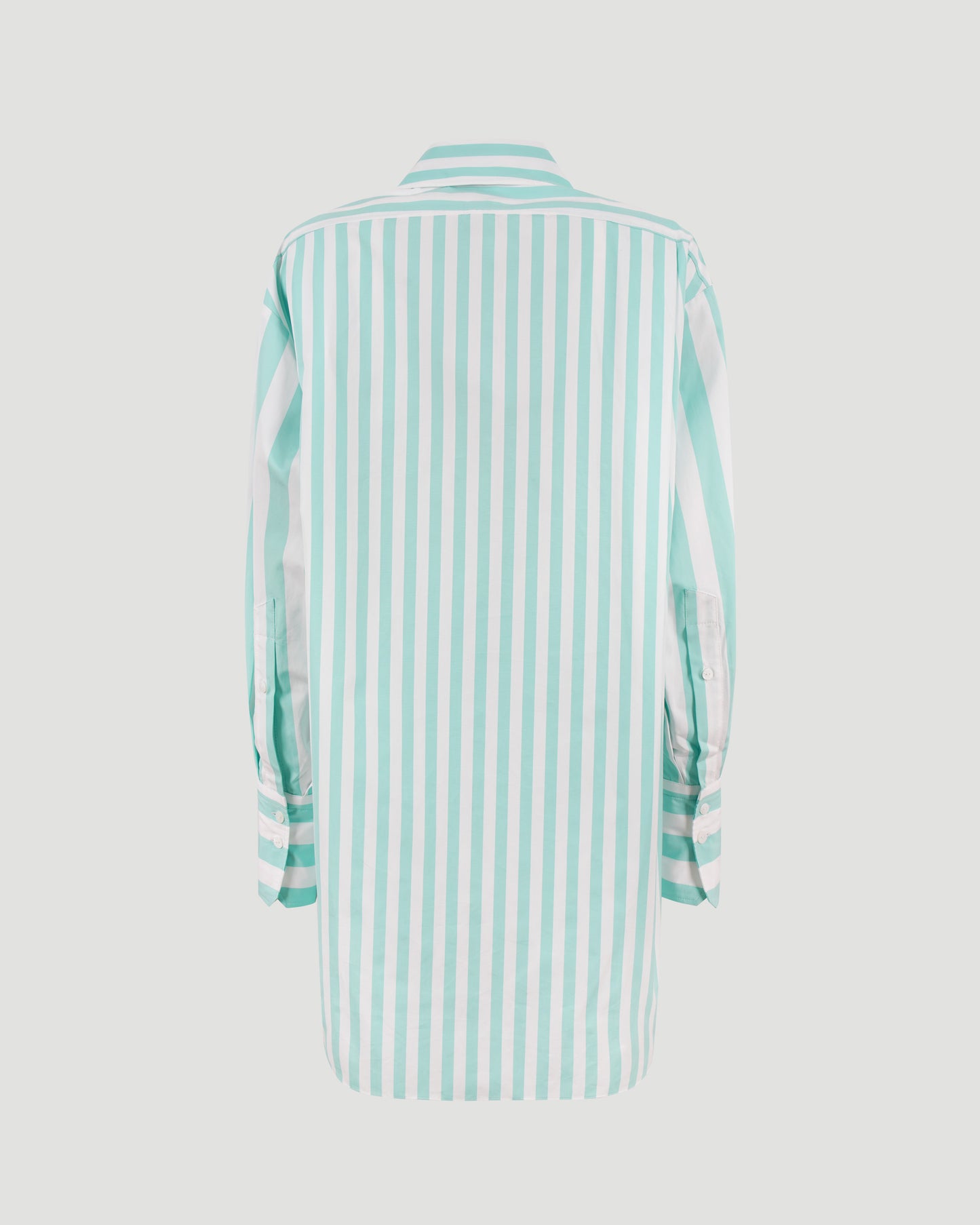 Striped Mini Shirt With Logo