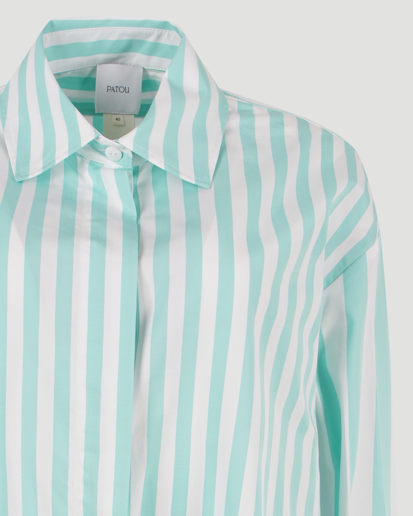 Striped Mini Shirt With Logo