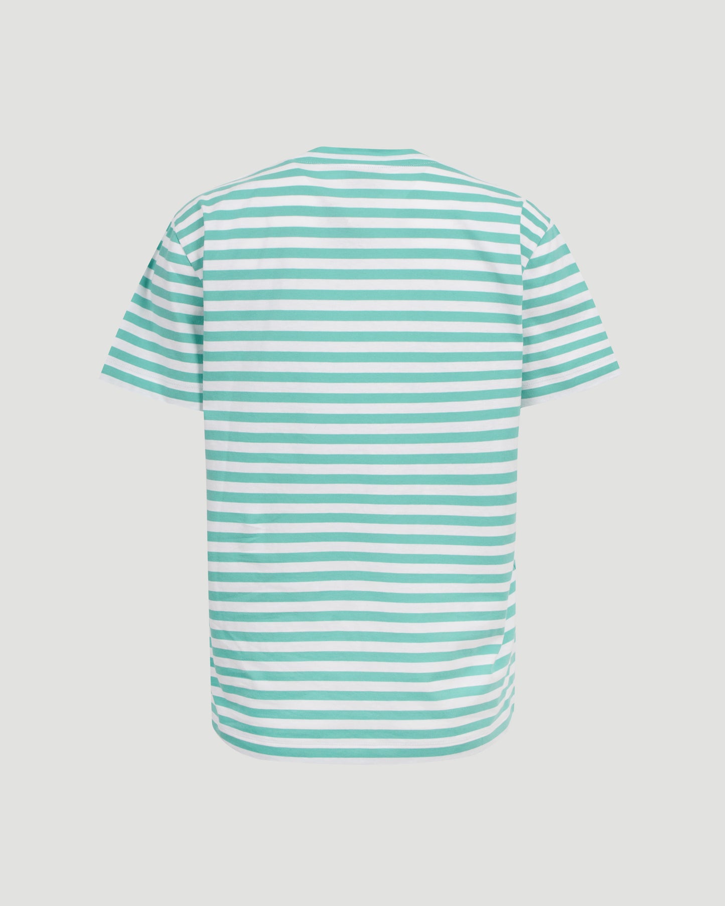 Striped Cotton T-Shirt in Green