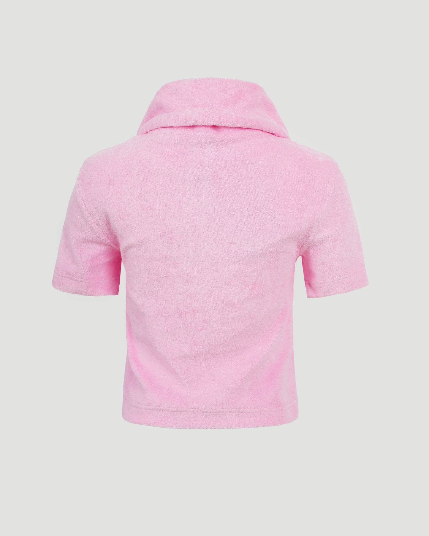 Cotton Polo Shirt in Pink