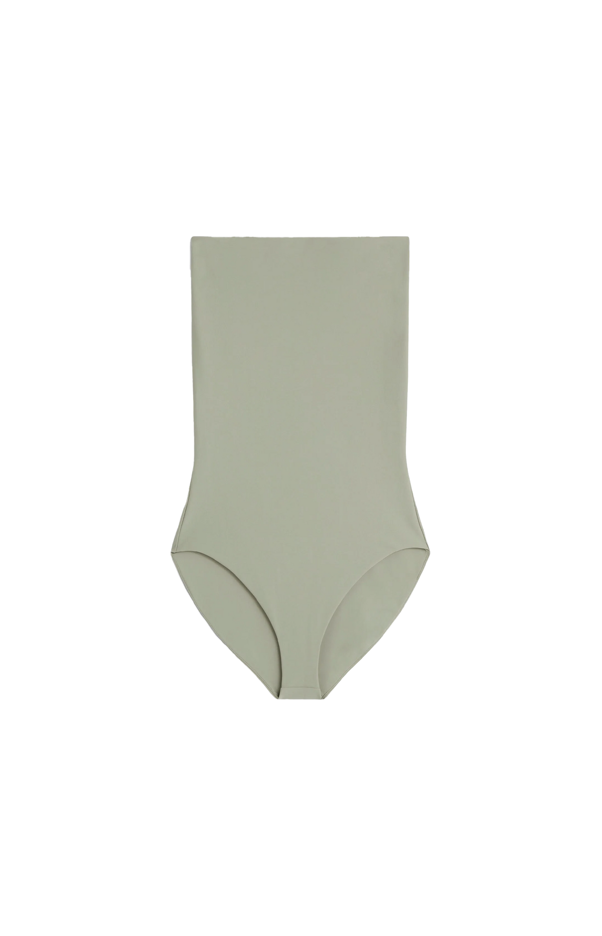 Phoebe Philo Fold Down Bikini Bottoms in Light Sage — front view