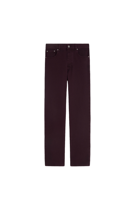 Classic Jeans in Dark Berry Cotton
