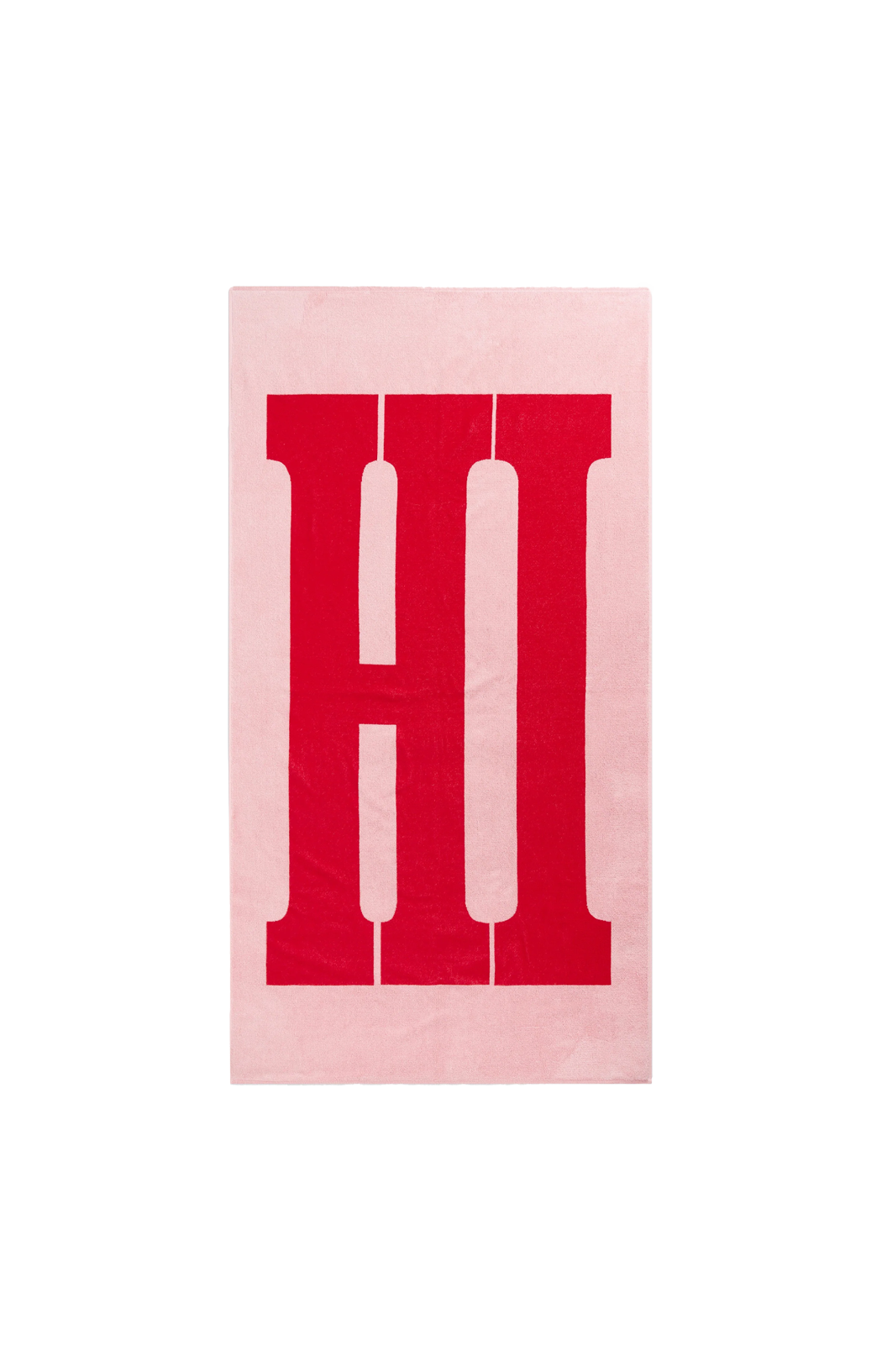 Phoebe Philo Hi-Towel in Pale Pink — front view