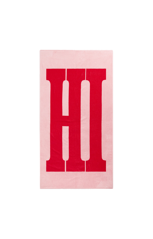 Phoebe Philo Hi-Towel in Pale Pink — front view