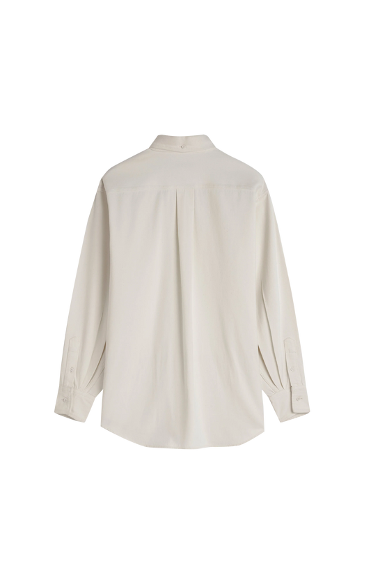 Phoebe Philo Denim Shirt in Chalk — product photo 2