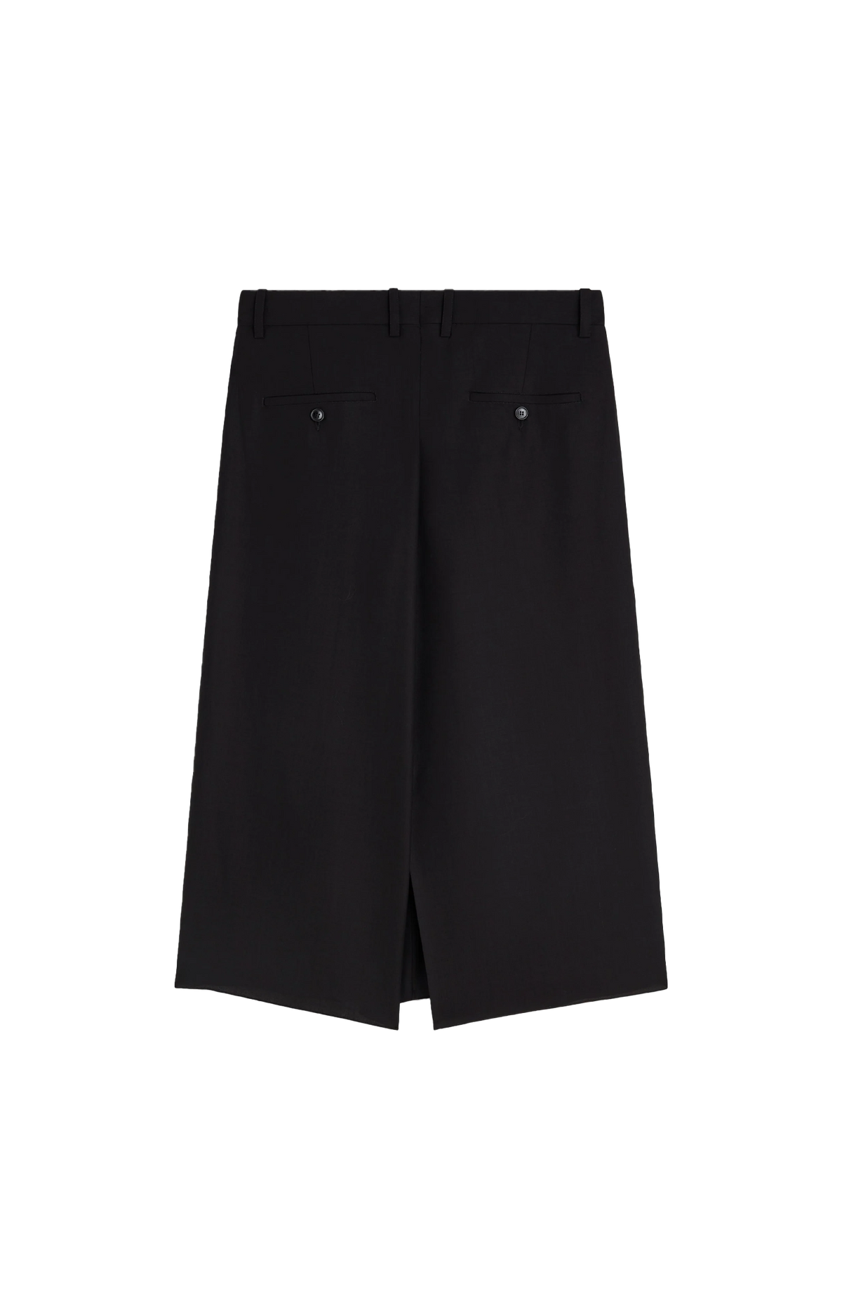 Phoebe Philo Split Skirt in Black Wool — product photo 2