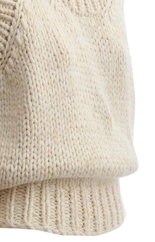 Phoebe Philo Handknit Vest in Cream Wool — product photo 3
