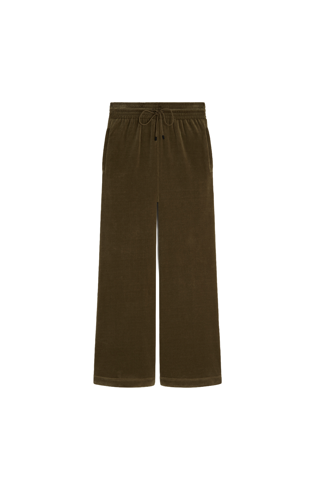 Velveteen Joggers in Bronze Velour