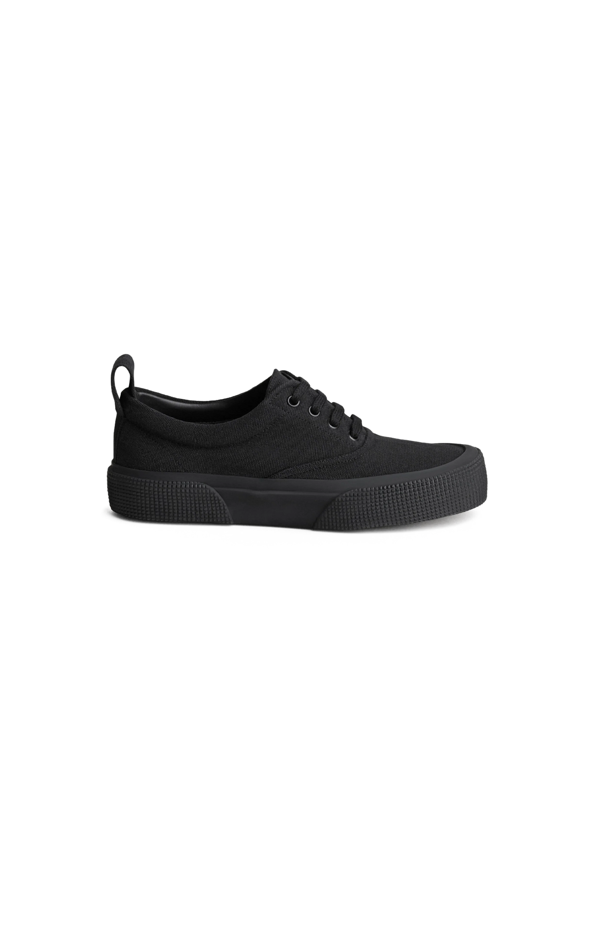 Phoebe Philo Black Plimsole — front view