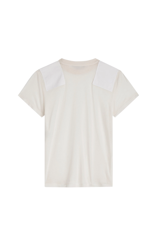 Phoebe Philo Patch T-Shirt in Acid Ivory — product photo 2