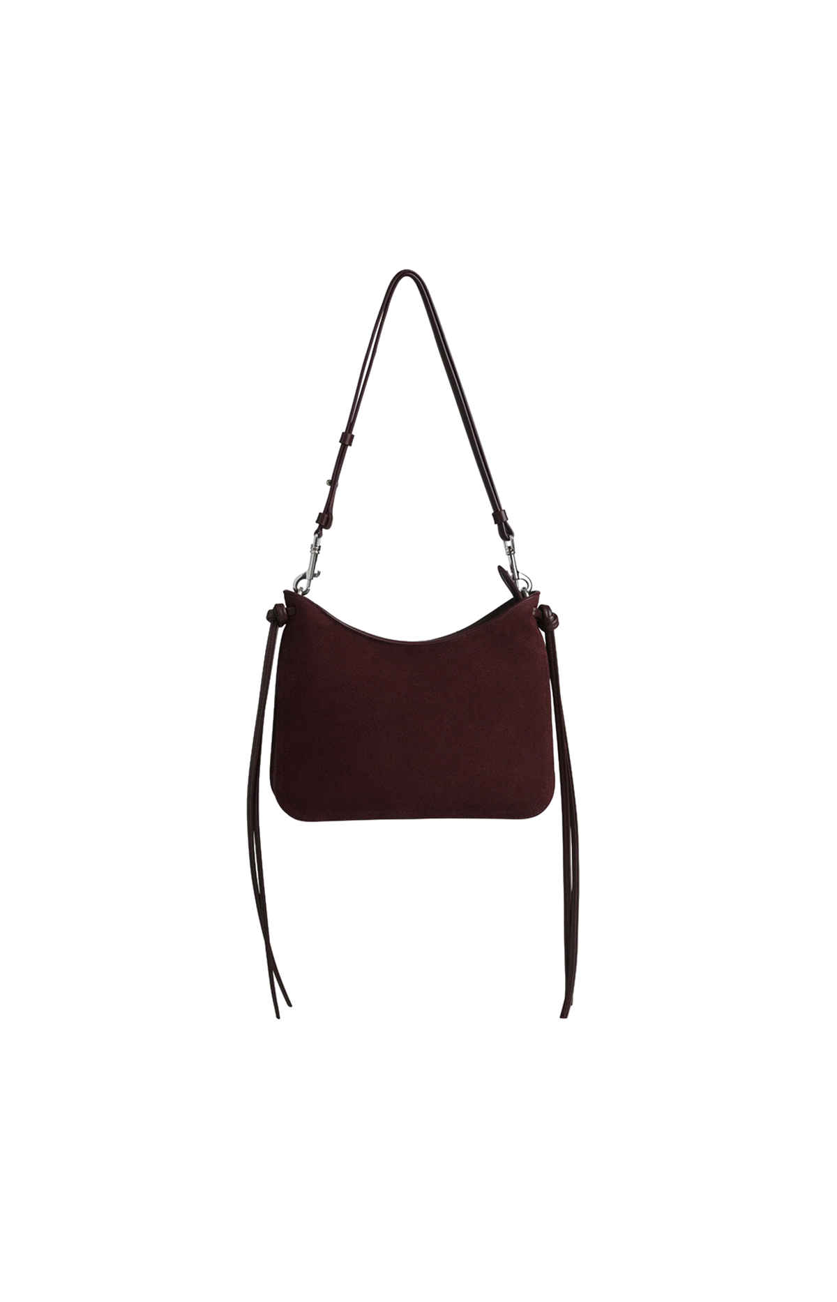 Phoebe Philo Small Gig Bag in Oxblood — front view