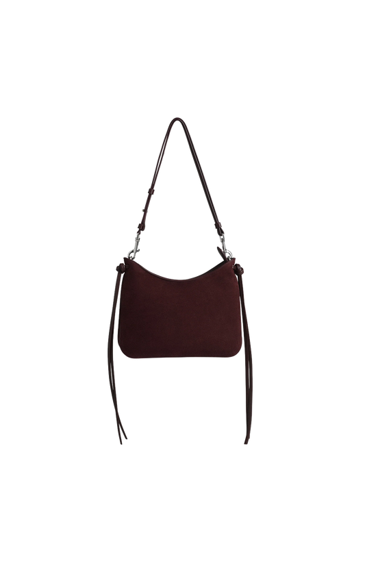 Phoebe Philo Small Gig Bag in Oxblood — front view