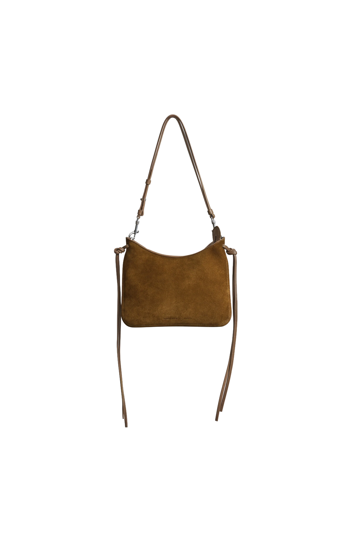 Phoebe Philo Small Gig Bag in Toffee — front view
