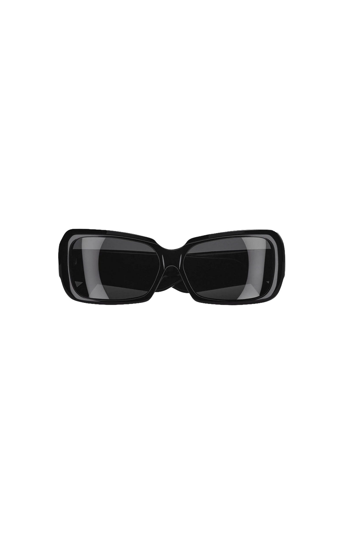 Phoebe Philo Score Sunglasses in Black — front view
