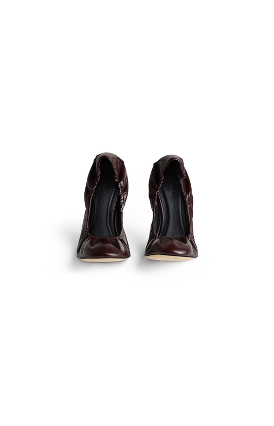 Phoebe Philo Pucker Pump 100 in Oxblood — product photo 2