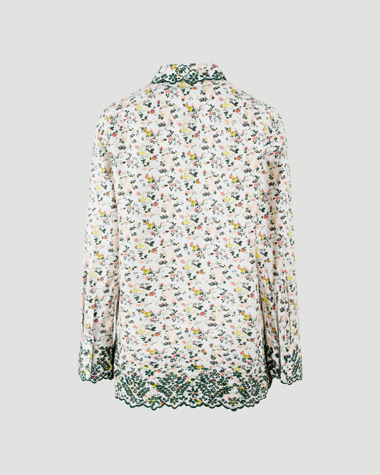 FLORAL SHIRT IN COTTON