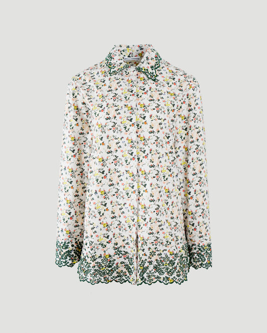 FLORAL SHIRT IN COTTON
