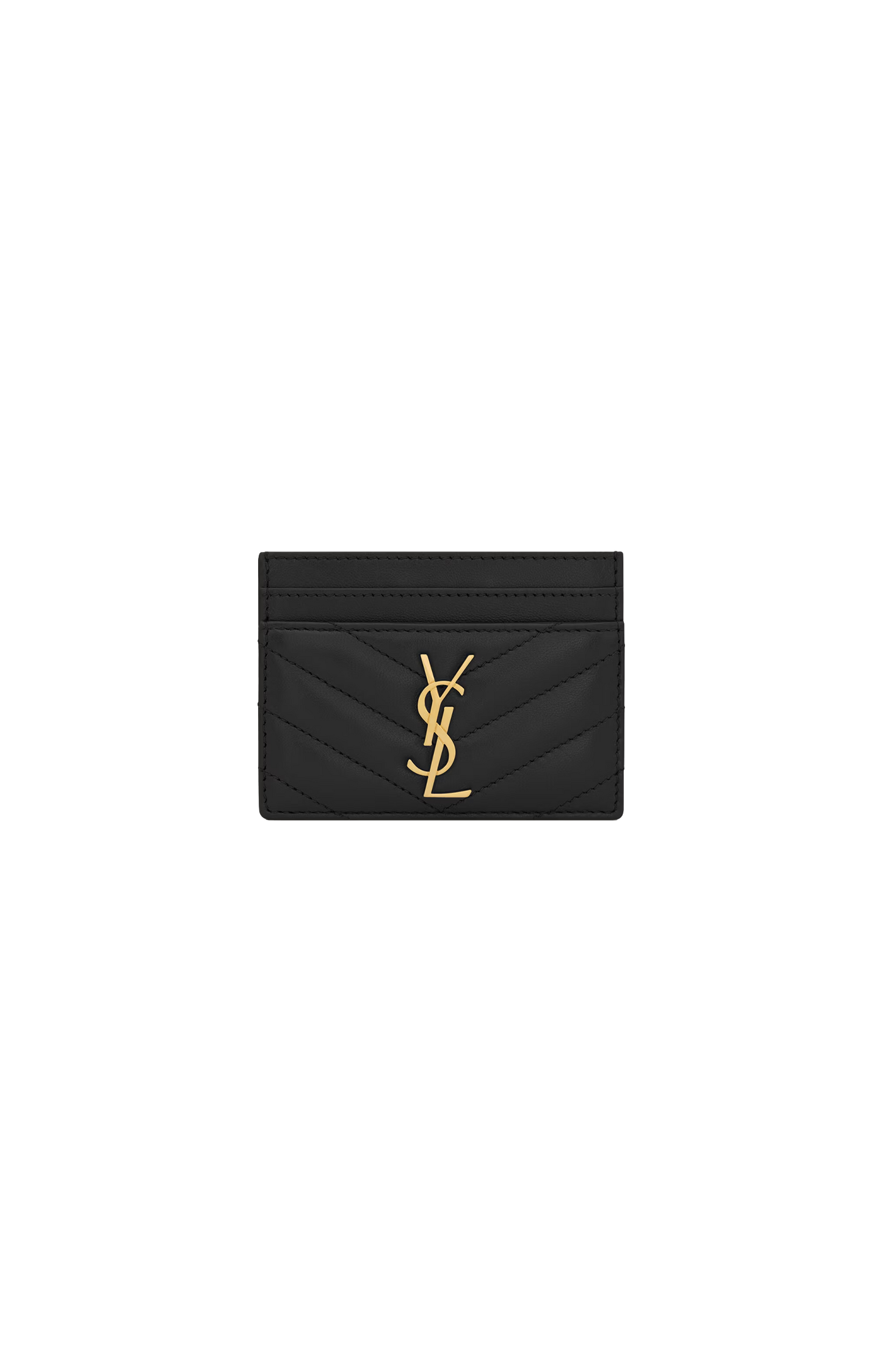 CASSANDRE MATELASSÉ CARD CASE IN LAMBSKIN