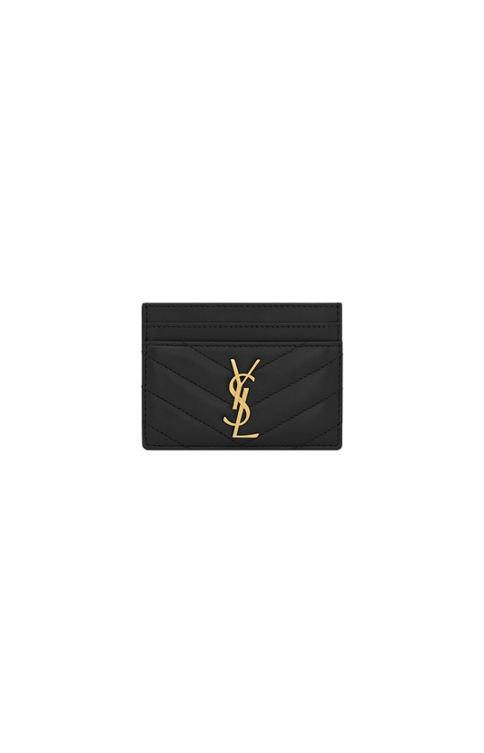 CASSANDRE MATELASSÉ CARD CASE IN LAMBSKIN