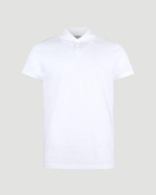 COTTON POLO SHIRT IN WHITE