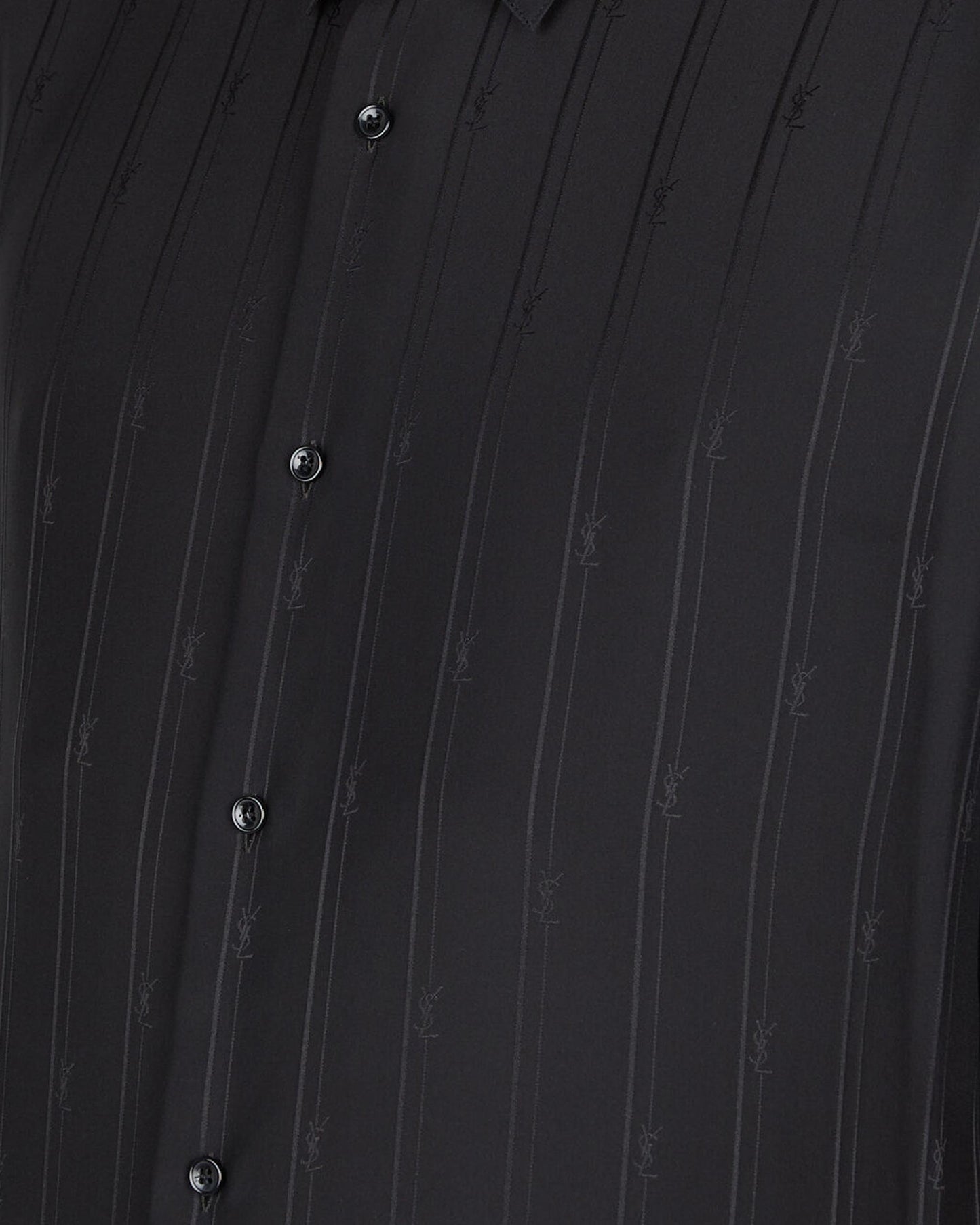 Shirt in Matte And Shiny Cassandre Striped Silk