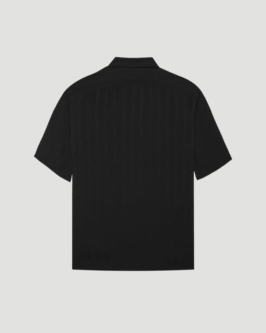 Shirt in Matte And Shiny Cassandre Striped Silk