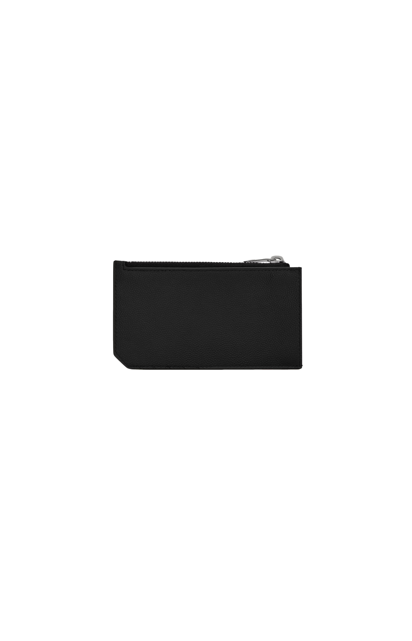 Fragments Zipped Card Case in Grain de Poudre Leather