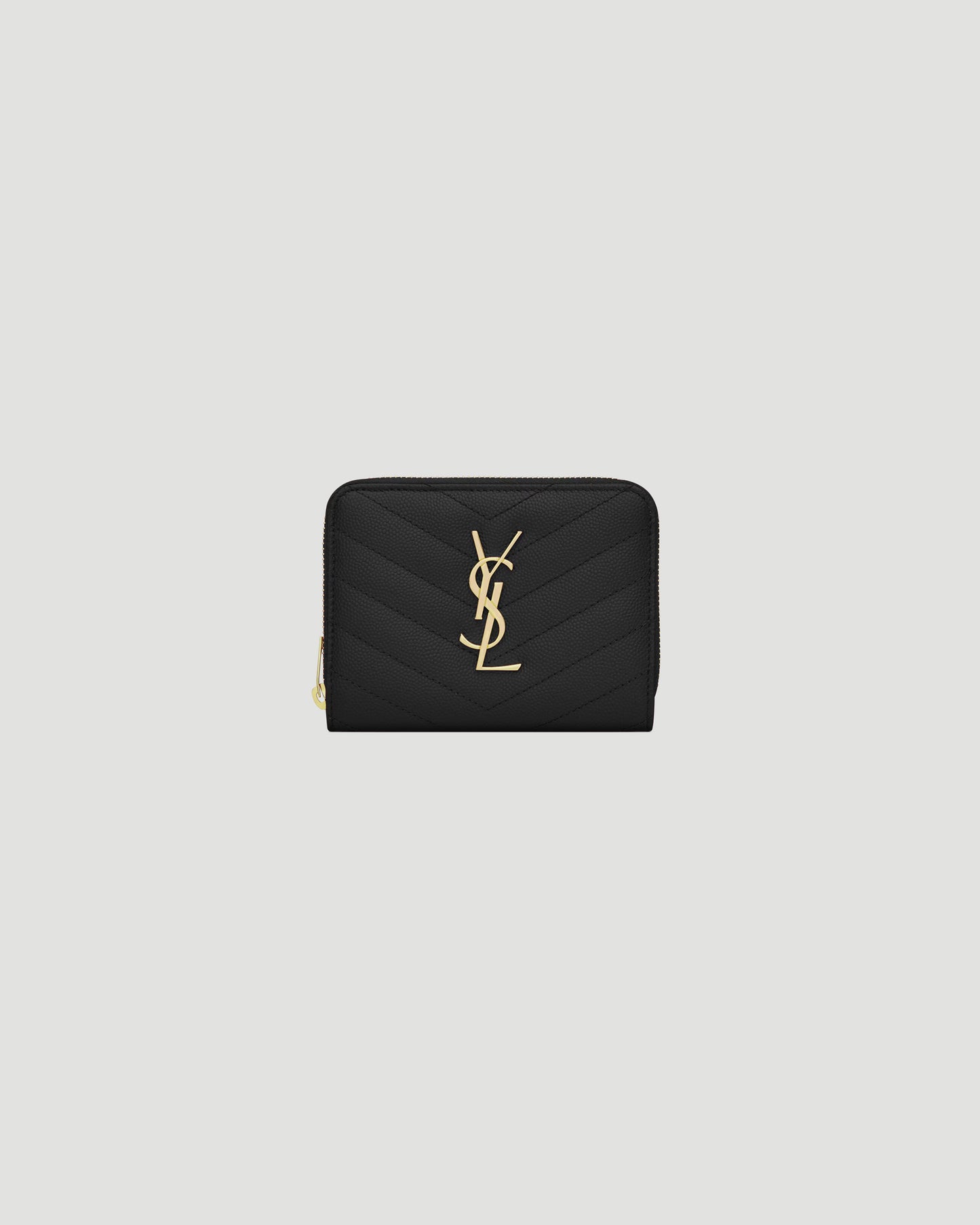 Cassandre Matelassé Compact Zip Around Wallet