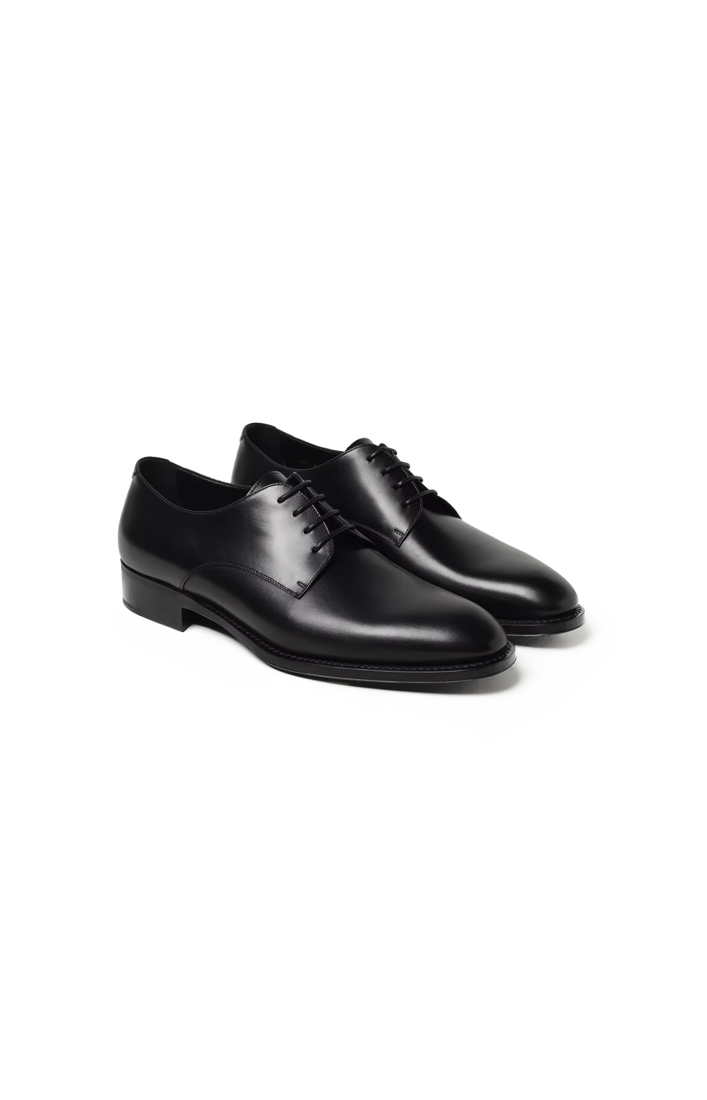 Saint Laurent Adrien Leather Derby Loafers in Black — product photo 2