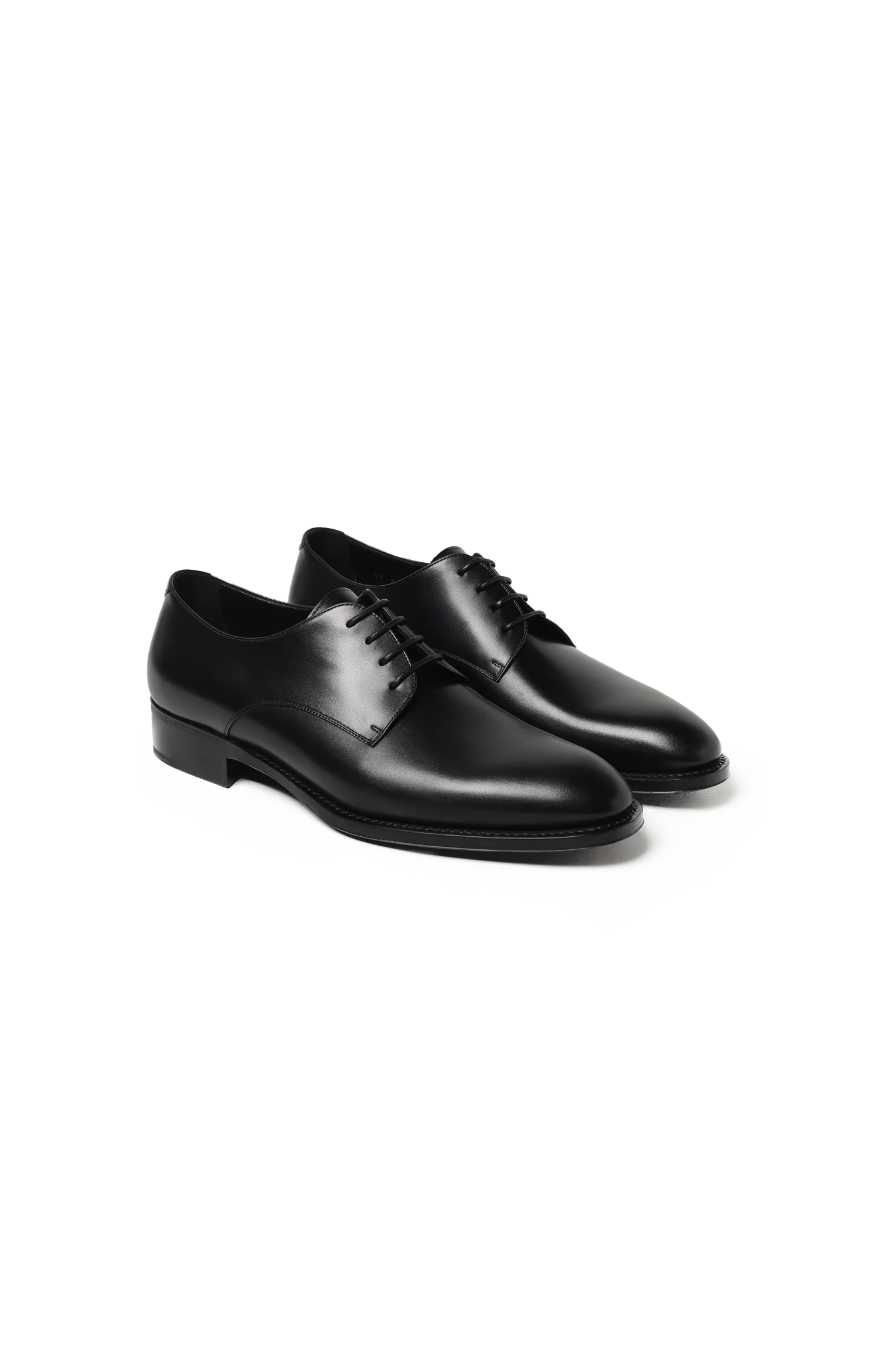 Saint Laurent Adrien Leather Derby Loafers in Black — product photo 2