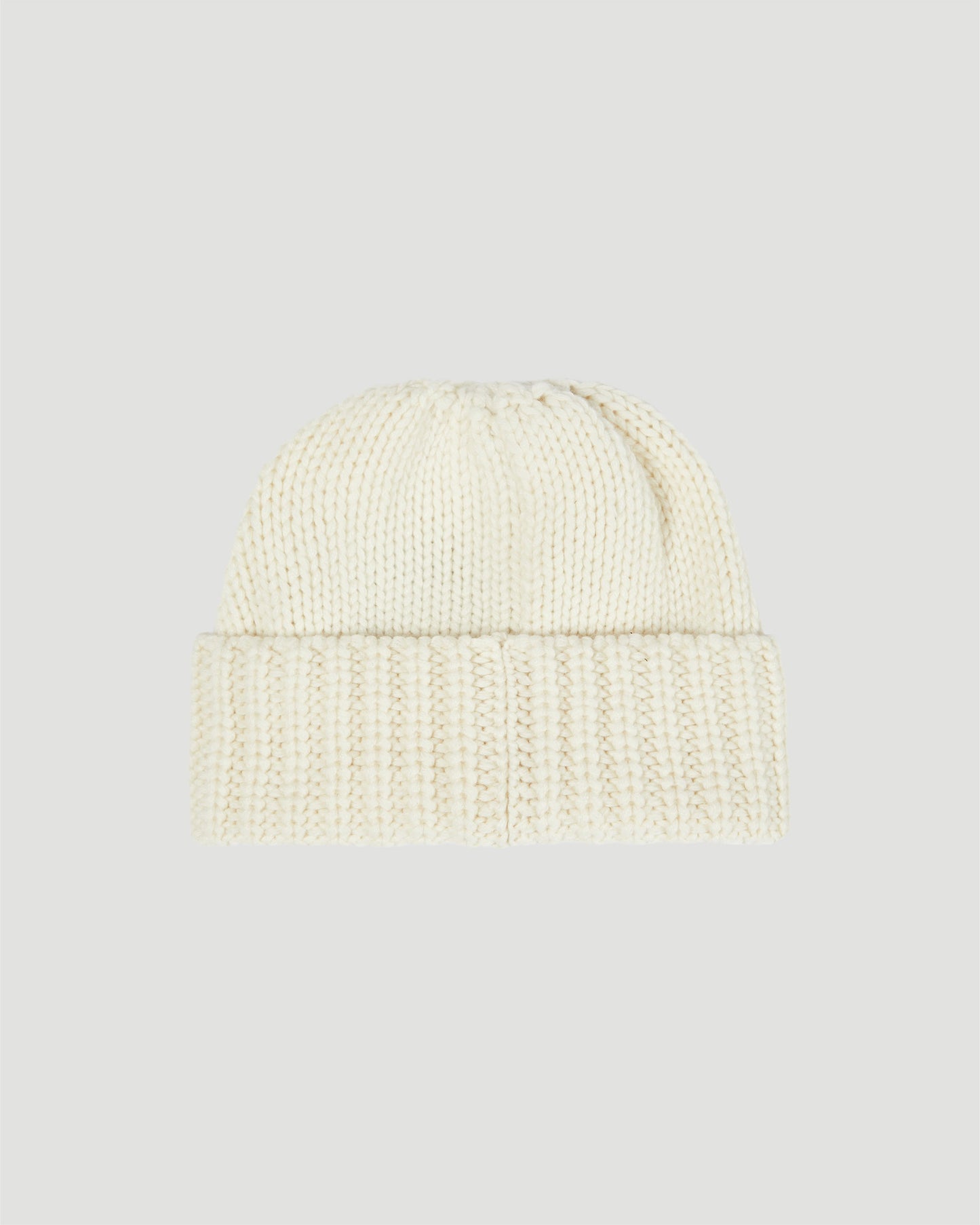 KNITTED CUFF BEANIE IN CASHMERE