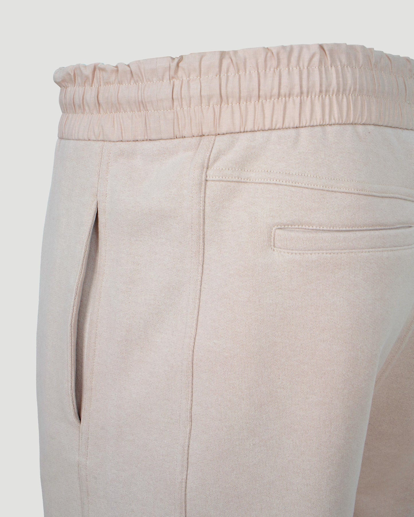 COTTON SHORTS IN BEIGE