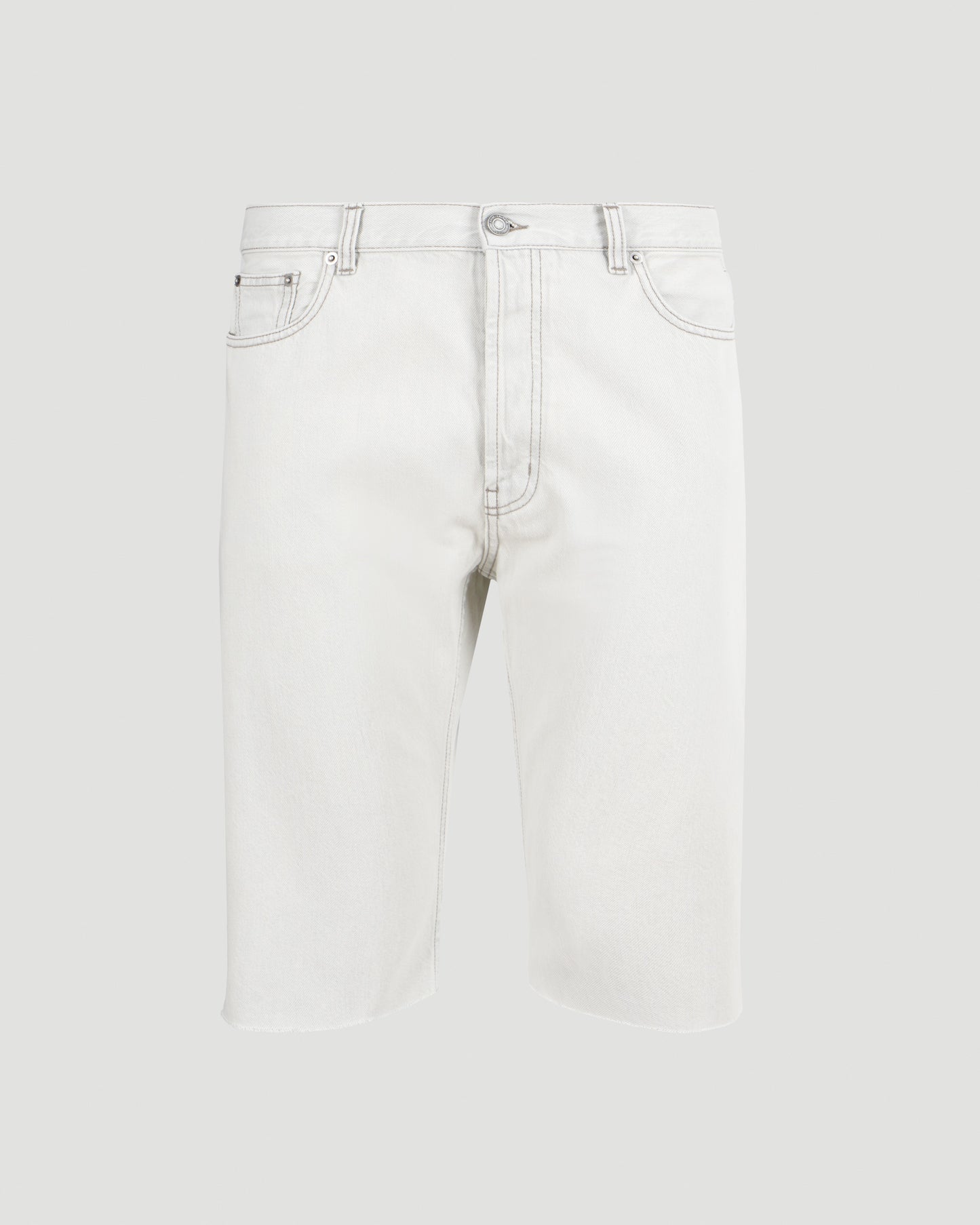 RELAXED-FIT SHORTS IN WHITE