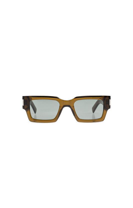 Saint Laurent SL 572 Sunglasses in Brown — front view