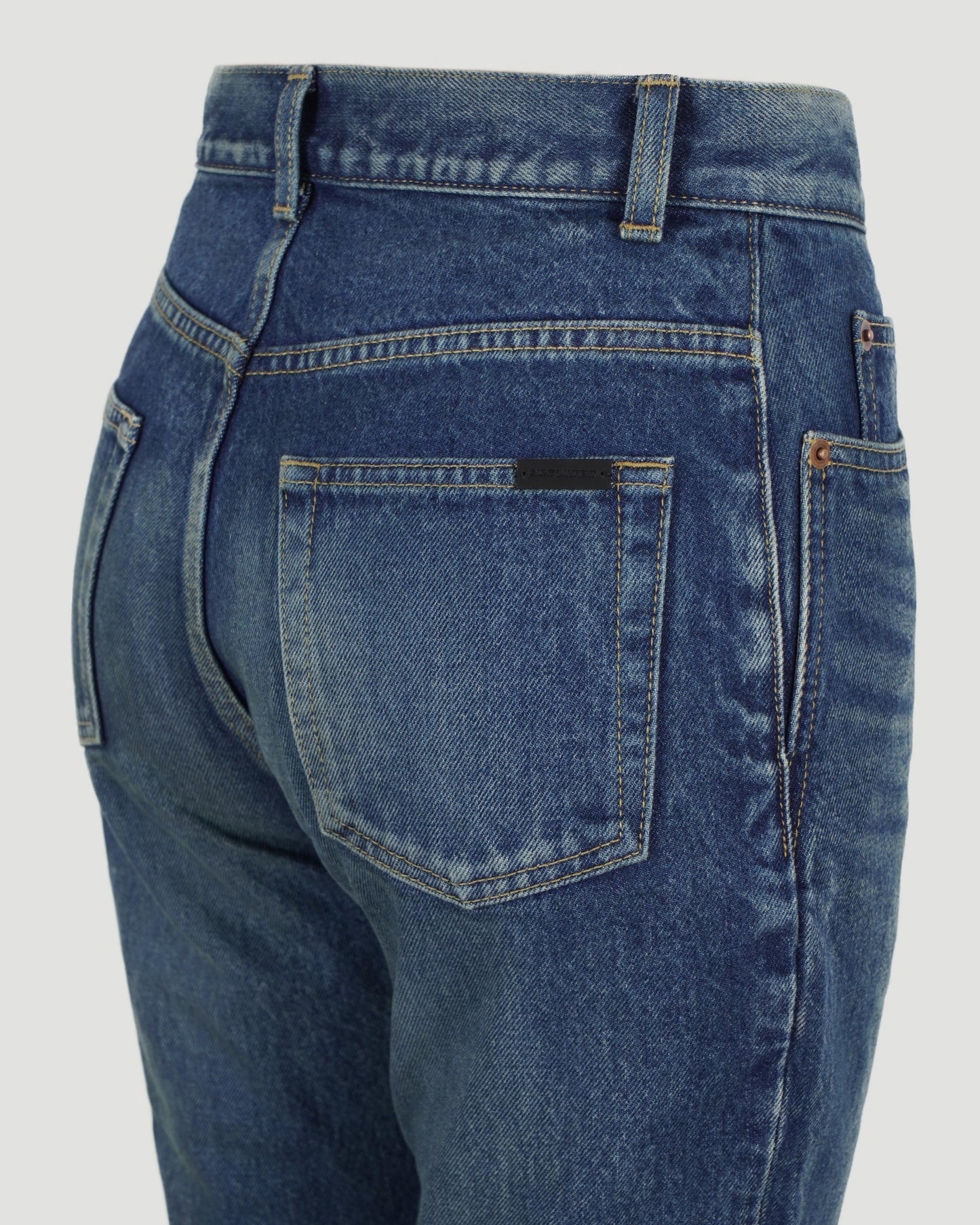 CINDY JEANS IN DARK BEACH BLUE DENIM