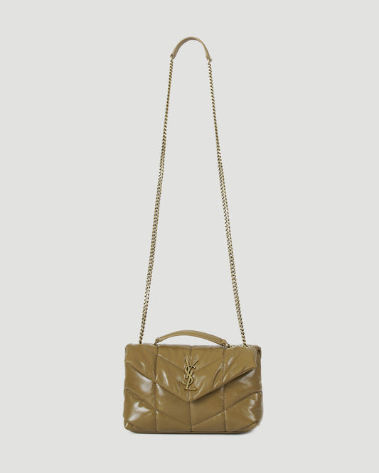 BROWN ‘PUFFER TOY’ SHOULDER BAG
