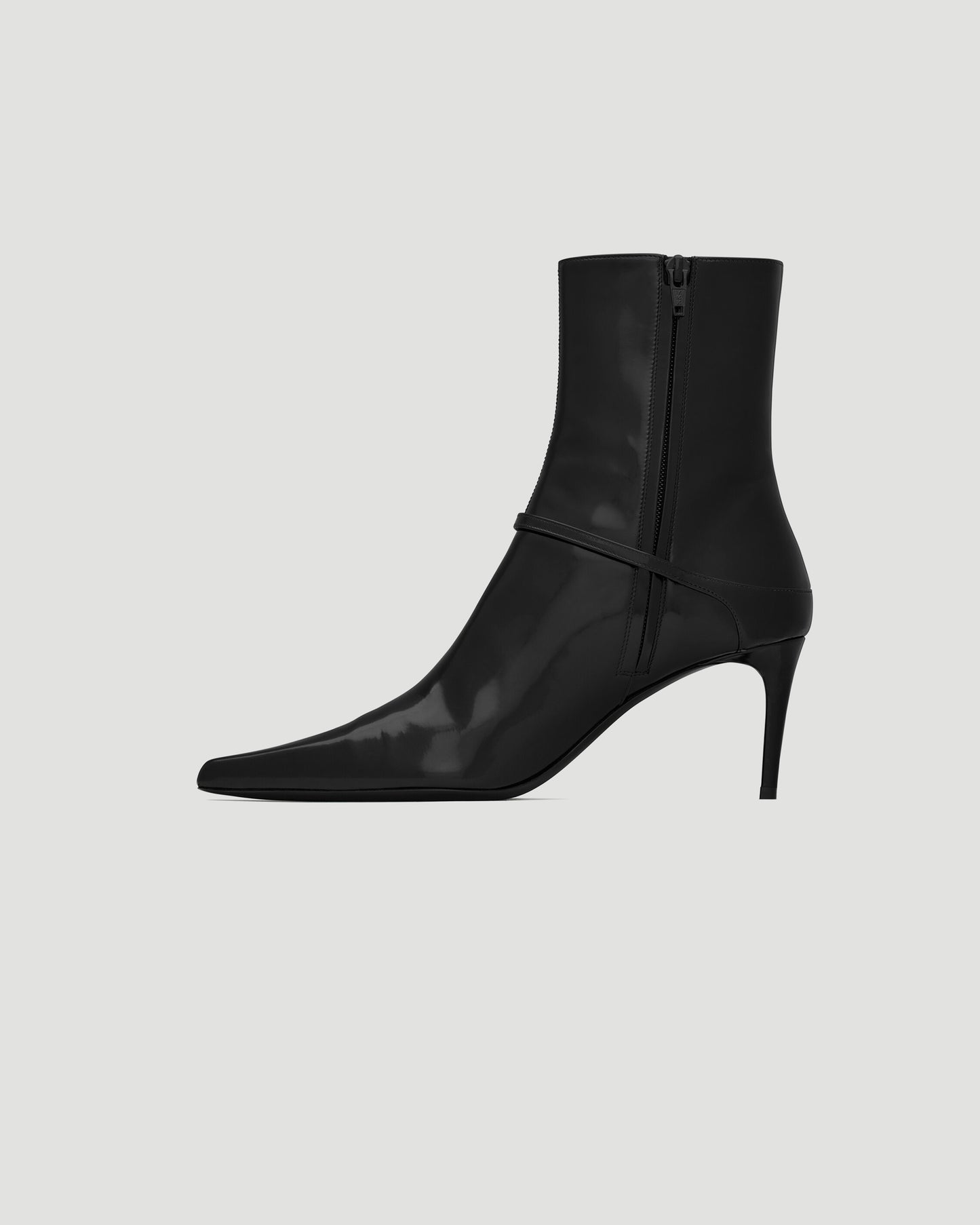 Vendome Booties in Glazed Leather