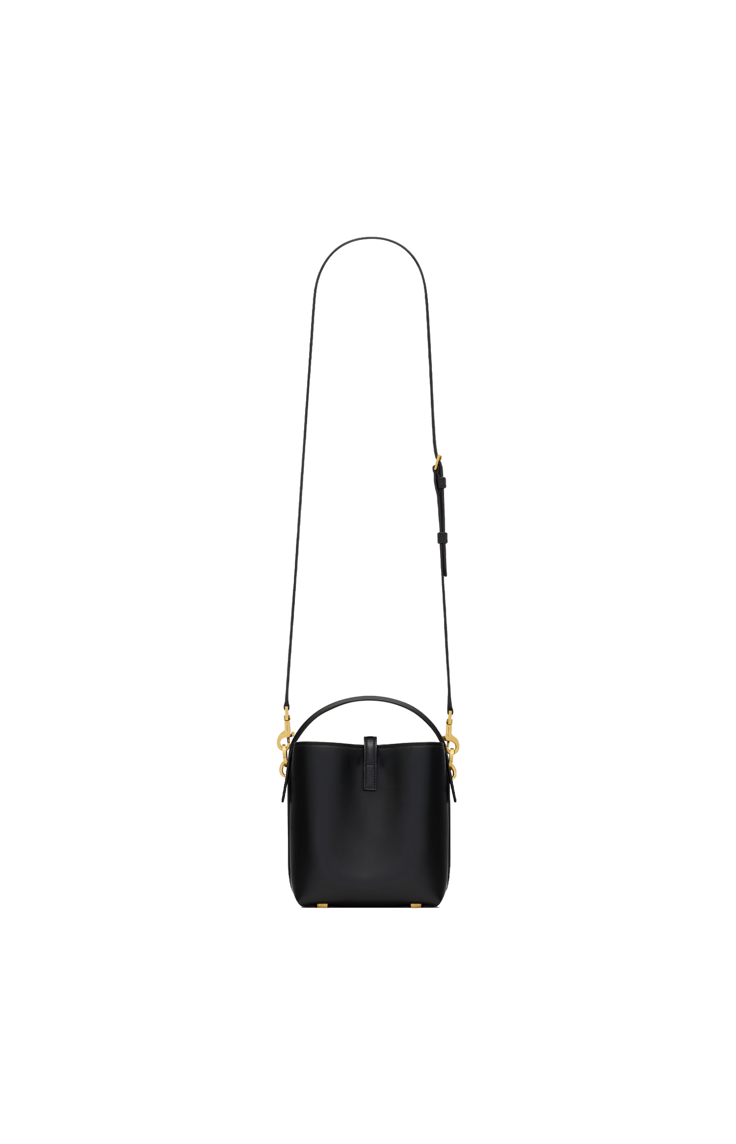 Saint Laurent Le 27 Mini Bucket Bag in Shiny Leather