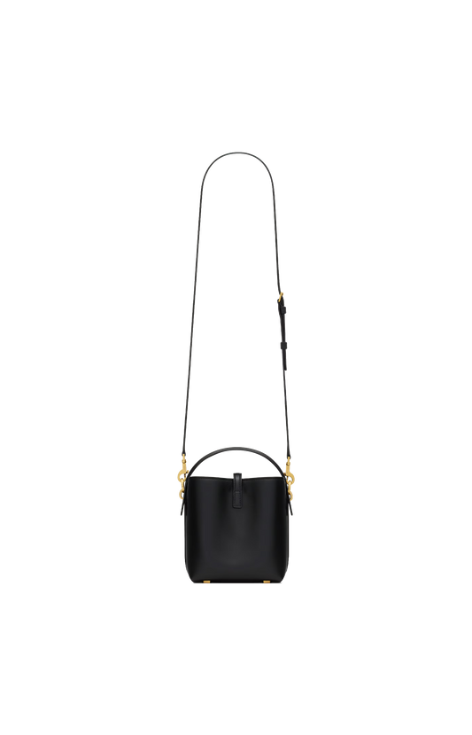 Saint Laurent Le 27 Mini Bucket Bag in Shiny Leather