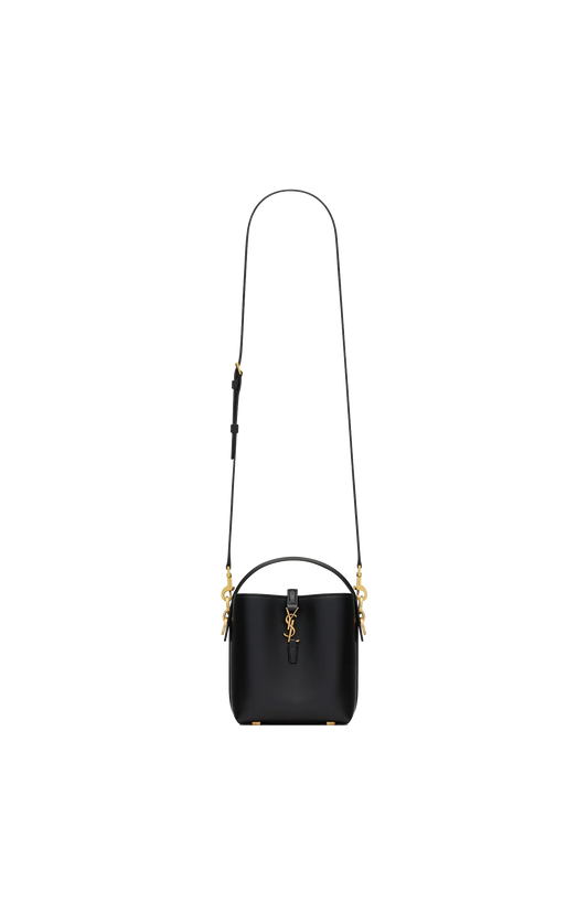 Saint Laurent Le 27 Mini Bucket Bag in Shiny Leather