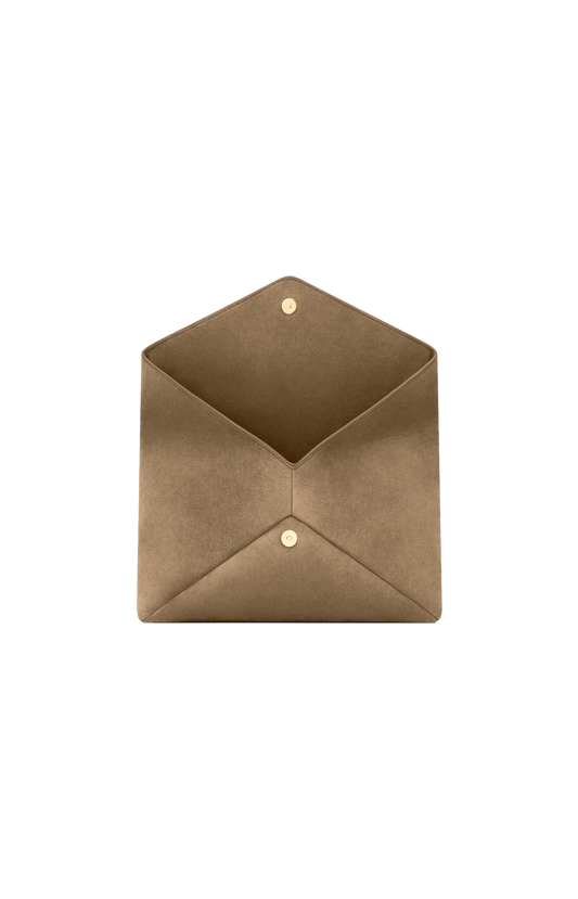 Cassandre Large Envelope Pouch in Suede