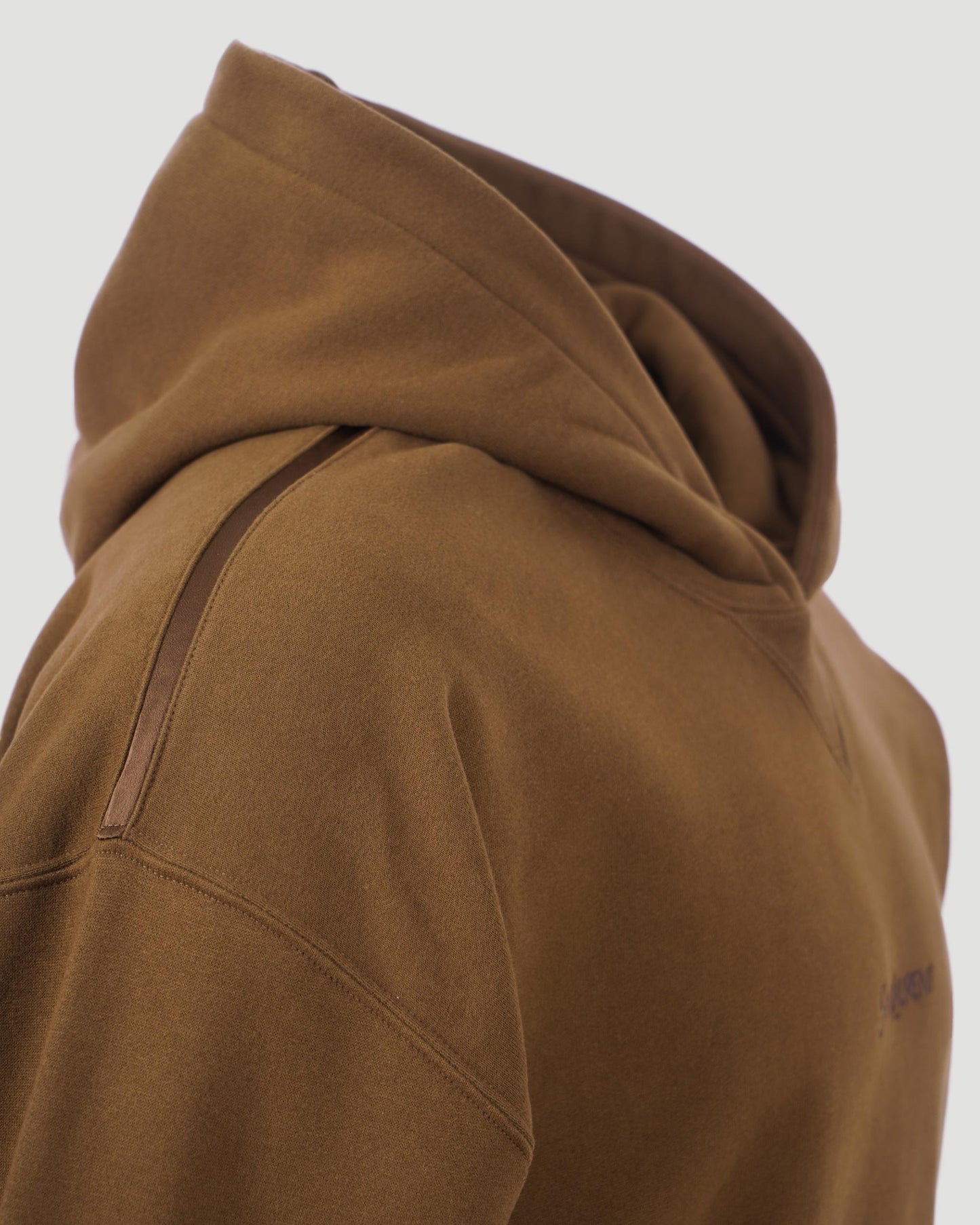 COTTON HOODIE IN MACCHIATO