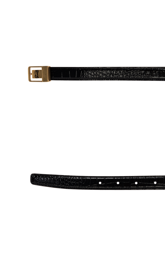 Saint Laurent La 66 Buckle Belt in Black — product photo 2