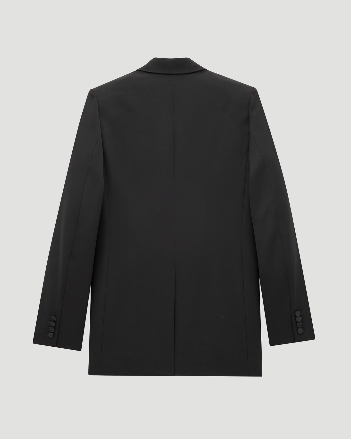 Tuxedo Jacket in Grain De Poudre