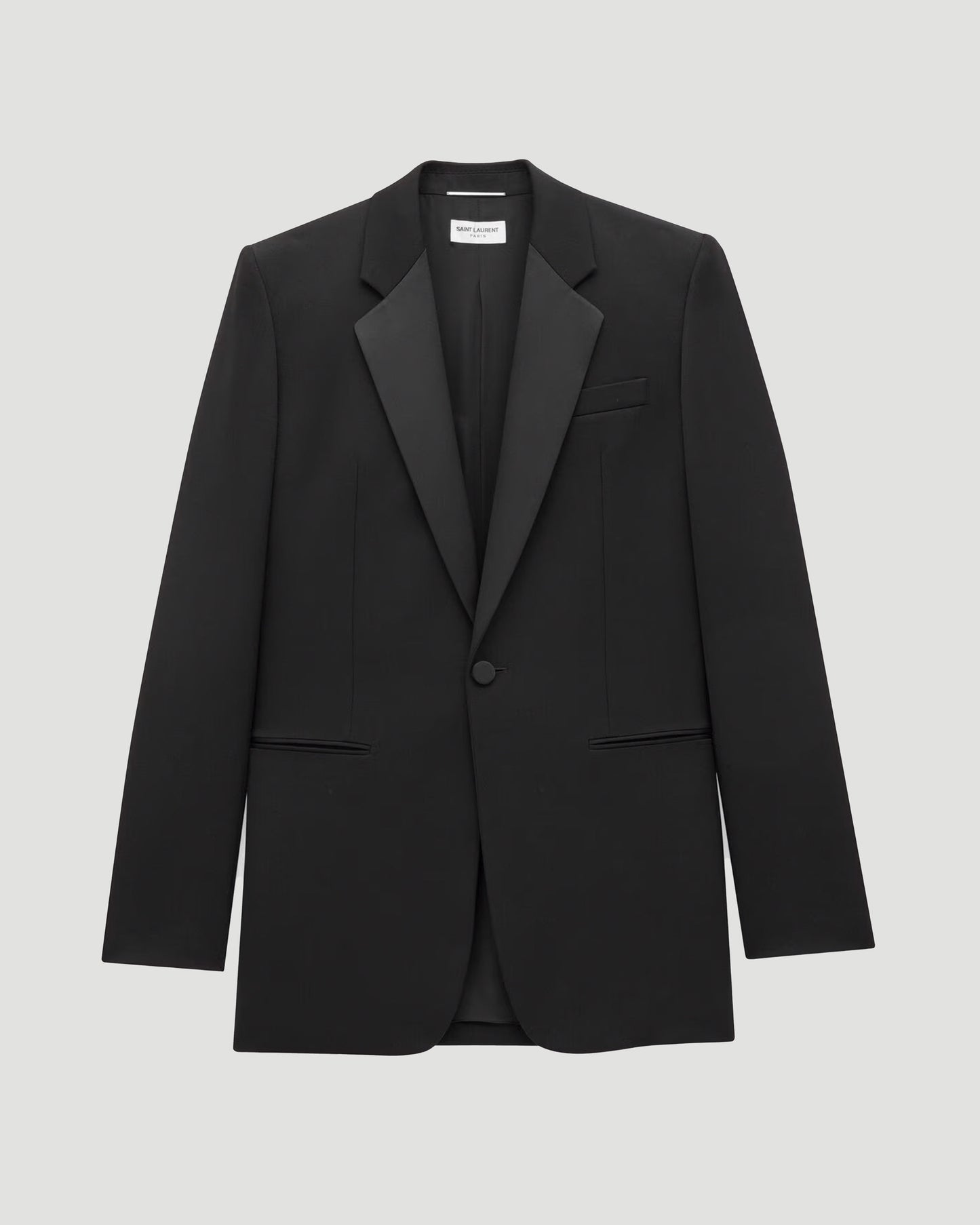 Tuxedo Jacket in Grain De Poudre