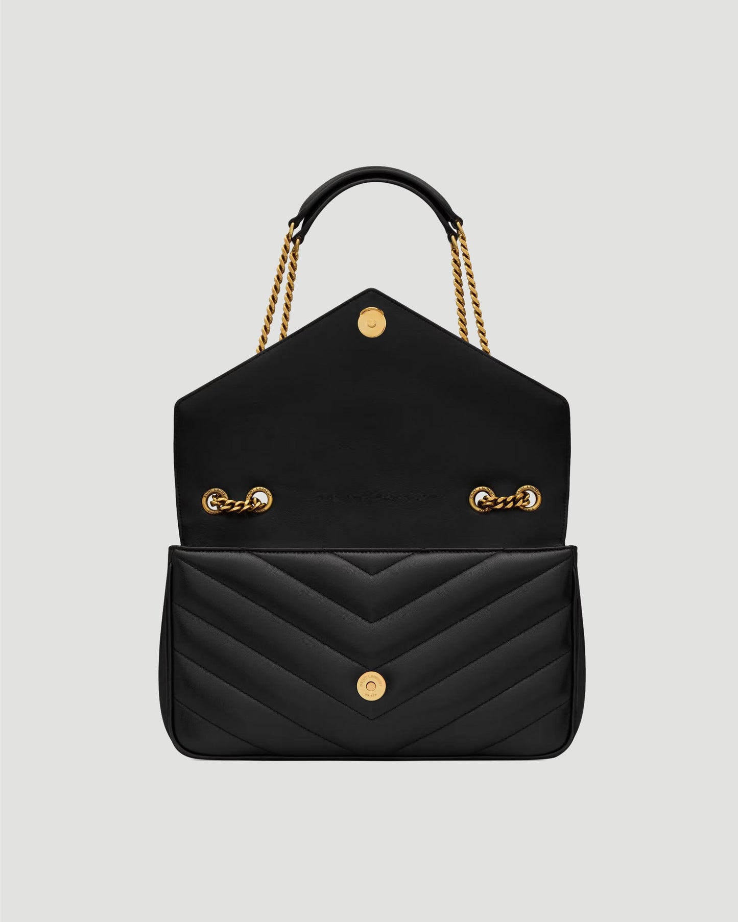 MEDIUM LOULOU IN MATELASSÉ LAMBSKIN