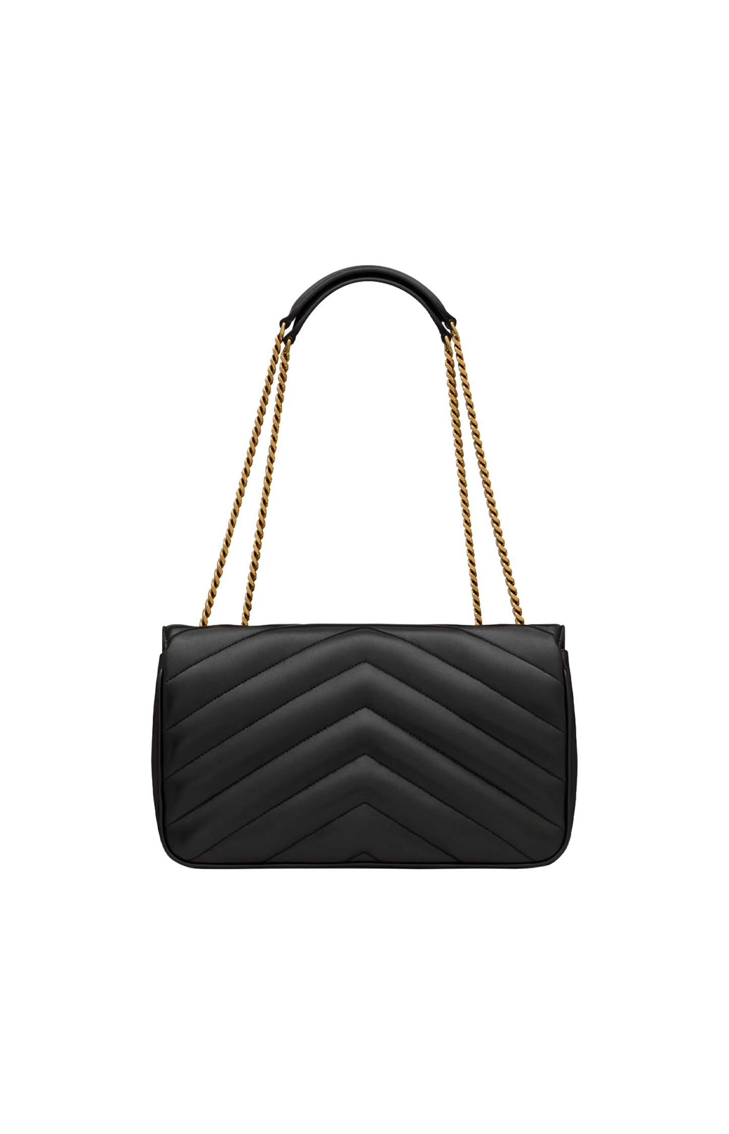 MEDIUM LOULOU IN MATELASSÉ LAMBSKIN