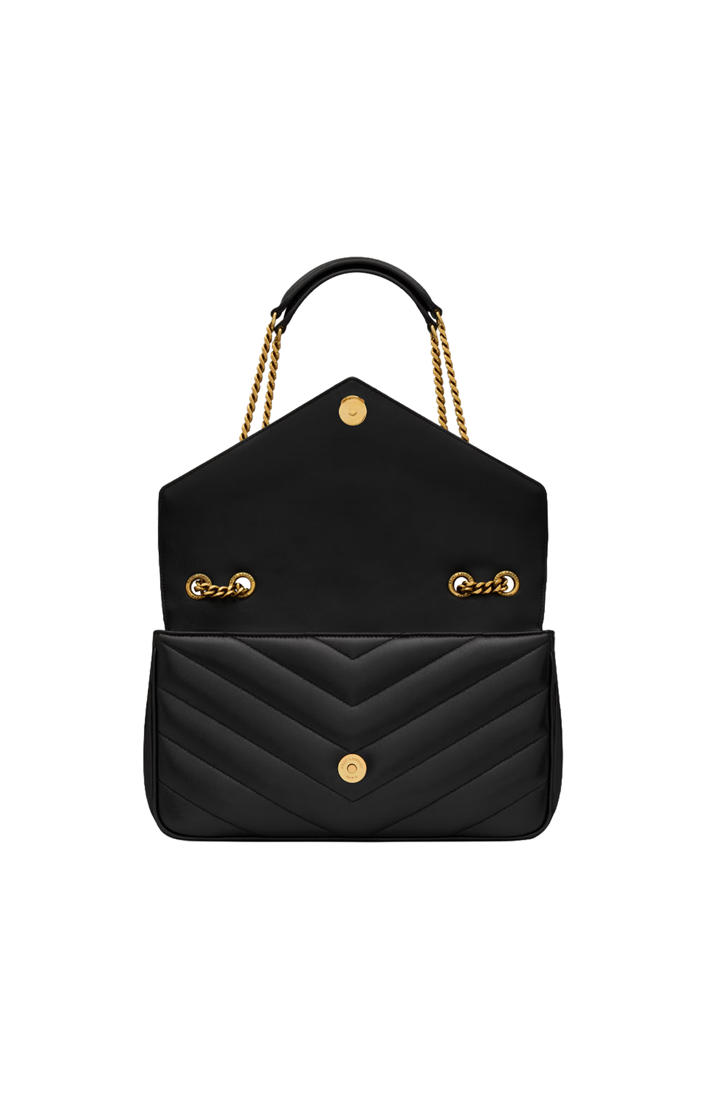 MEDIUM LOULOU IN MATELASSÉ LAMBSKIN