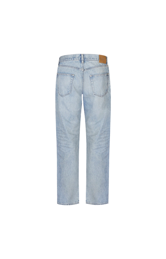 Clear blue jeans